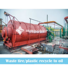 waste plastic from reycling waste paper mill to fuel oil pyrolysis machine